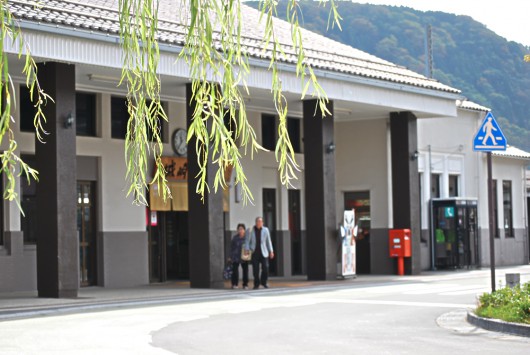 いつのまにか城崎温泉駅になってるやん